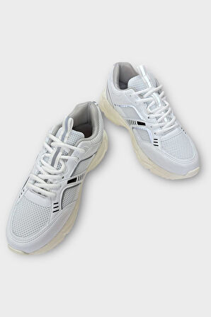 Erkek Airfile Hafif Comfort Koşu Yürüyüş Spor Ayakkabı BEYAZ