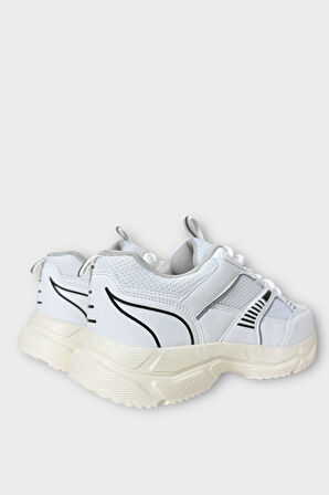 Erkek Airfile Hafif Comfort Koşu Yürüyüş Spor Ayakkabı BEYAZ