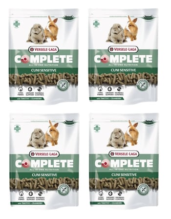 Versele Laga Complete Cuni Sentive Yetişkin Tavşan Pelet Yem 500 Gr. X 4 Adet