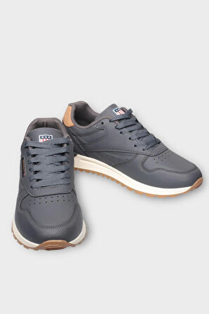 Unisex Ortopedik Günlük Yürüyüş Koşu Sneaker Spor Ayakkabı FÜME