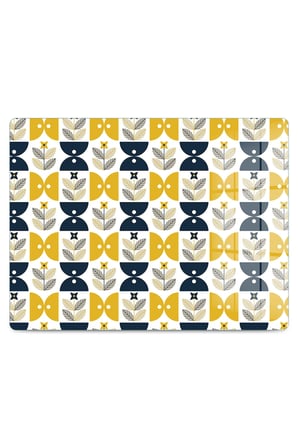 Cam Kesme Tahtası Pattern Geometrik Desenli Çok Amaçlı 40x30 cm
