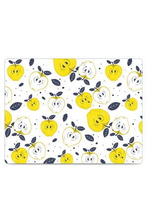 Cam Kesme Tahtası Ayva Tasarımlı Çok Amaçlı 40 x 30 cm
