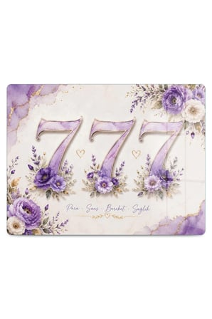 Cam Kesme Tahtası 777  Tasarımlı Çok Amaçlı 40 x 30 cm