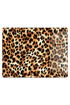 Cam Kesme Tahtası Leopar Desenli Çok Amaçlı 40x30 cm