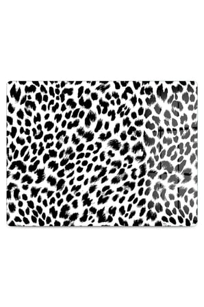 Cam Kesme Tahtası Leopar Desenli Çok Amaçlı 40x30 cm