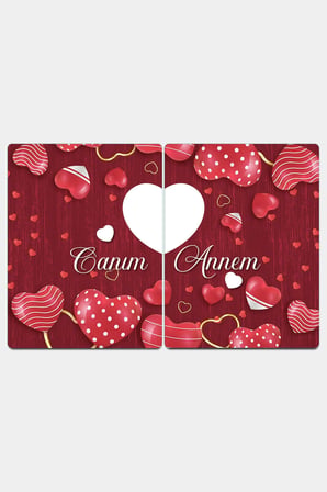 Ocak Arkası Cam Koruyucu – Kişiye Özel Isıya Dayanıklı Dekoratif Cam Panel 40 x 30 cm * 2 adet