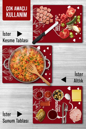 Ocak Arkası Cam Koruyucu – Kişiye Özel Isıya Dayanıklı Dekoratif Cam Panel 40 x 30 cm * 2 adet