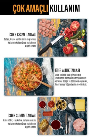 Ocak Arkası Cam Koruyucu – Dağ Manzaralı Isıya Dayanıklı Dekoratif Cam Panel 40 x 30 cm * 2 adet