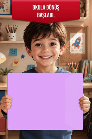 Montessori Çocuk Etkinlik Camı –Lila Cam Aktivite Panosu 40 x 30 cm