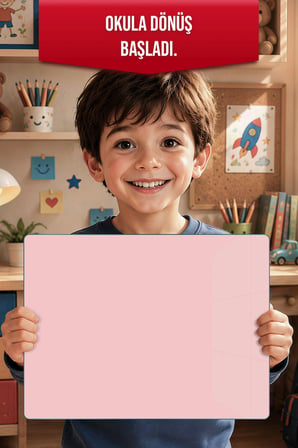Montessori Çocuk Etkinlik Camı – Pembe Cam Aktivite Panosu 40 x 30 cm