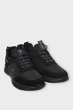 Unisex Günlük Cilt Rahat Snekaer Spor Ayakkabı SİYAH