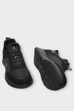 Unisex Günlük Cilt Rahat Snekaer Spor Ayakkabı SİYAH