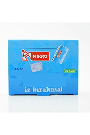 Mikro Silgi 2B-30 GR Gri-30-LI-PKT