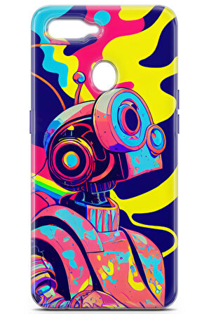 Oppo AX7 uyumlu Renkler 8 HQ Baskı Renkler Robot