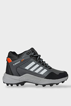 Erkek Soğuk GeçirmezKaydırmaz Taban Günlük Trekking & Outdoor Bot FÜME - BEYAZ