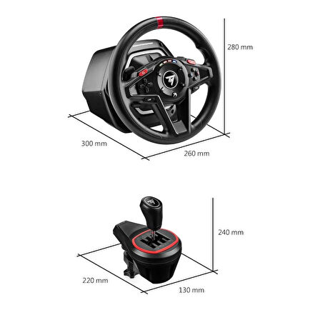 Thrustmaster PC ve Xbox T128-X TM-RW4460267 Shifter Direksiyon Seti