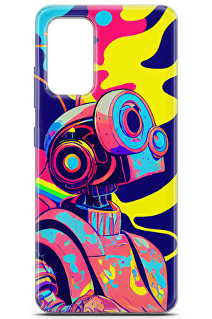 Samsung Galaxy A32 4G uyumlu Renkler 8 UV Silikon Renkler Robot