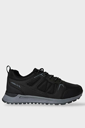 Erkek 4 Mevsim Rahat Comfort Spor Ayakkkabı SİYAH