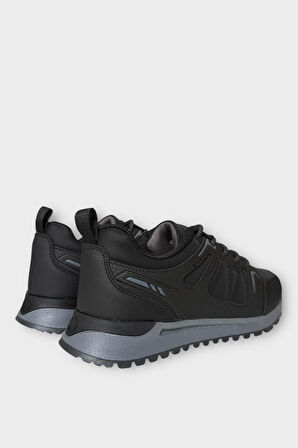 Erkek 4 Mevsim Rahat Comfort Spor Ayakkkabı SİYAH