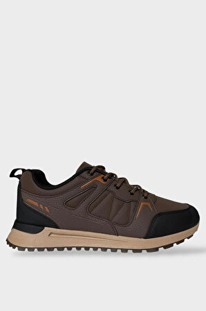 Erkek 4 Mevsim Rahat Comfort Spor Ayakkkabı KAHVERENGİ