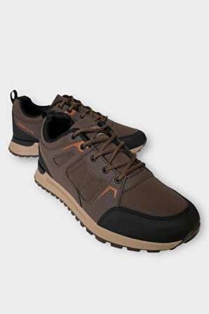 Erkek 4 Mevsim Rahat Comfort Spor Ayakkkabı KAHVERENGİ