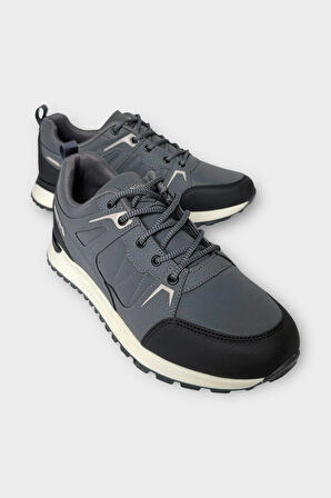 Erkek 4 Mevsim Rahat Comfort Spor Ayakkkabı FÜME