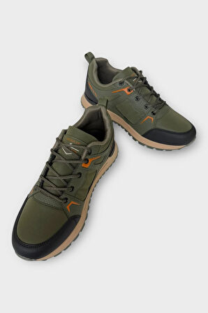 Erkek 4 Mevsim Rahat Comfort Spor Ayakkkabı HAKİ