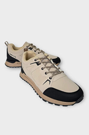 Erkek 4 Mevsim Rahat Comfort Spor Ayakkkabı BEJ