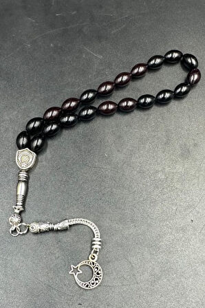 Alpaka Püskül  Ateş Kehribar Tespih