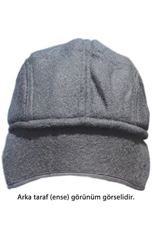 yoncatotpan Kış ve Sonbahar için Siyah Klasik Model Kulak Kapatan Kasket Şapka Esnek ve Rahat