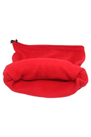 Yeni Sezon Unisex Sonbahar ve Kış için Polar Boyunluk Kırmızı