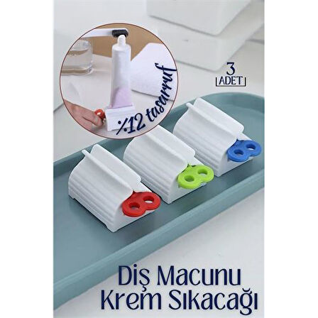 Findit Diş Macunu Krem Sıkacağı 3 lü Set Tuppo Design