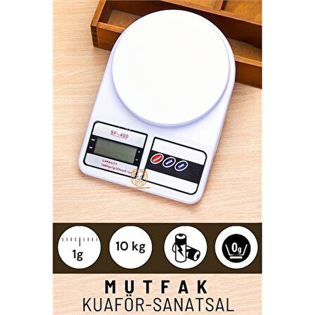 Findit Hassas Mutfak Terazisi Kuaför Terazisi 10 Kg