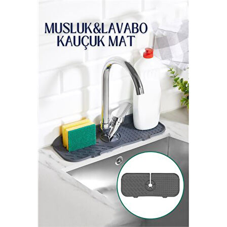 Findit Silikon Lavabo Batarya Matı