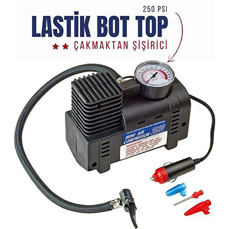 Findit Oto Çakmağından Çalışan Lastik Şişirici Kompresör 330859