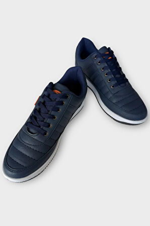 Erkek Ortopedik Günlük Yürüyüş Rahat Spor Ayakkabı  LACİVERT