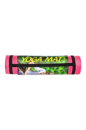 15 MM Aerobik Pilates Egzersiz Ve Yoga Matı Silikon Mat Pembe