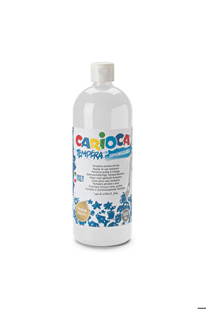Tempera Yıkanabilir Poster Boya 1000 ml Beyaz