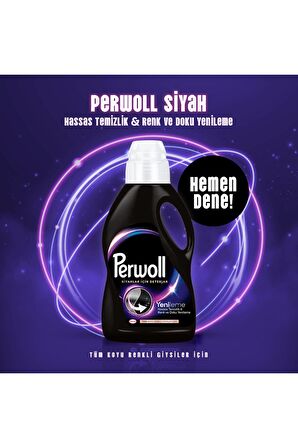 Perwoll Yenileme Beyaz -Yenileme Siyah 2,97 L 54 Yıkama Perwoll Set