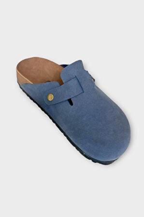 Mantar Taban Boston Birkens Model Günlük Sabo Unisex Ev Terliği FÜME