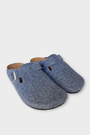 Mantar Taban Boston Birkens Model Günlük Sabo Unisex Ev Terliği GRİ