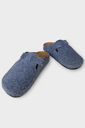Mantar Taban Boston Birkens Model Günlük Sabo Unisex Ev Terliği GRİ