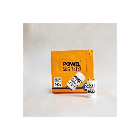 POWEL S10 STARTER 4-65W 220-240V ( UZUN FLORASAN İÇİN ) 25 AD.