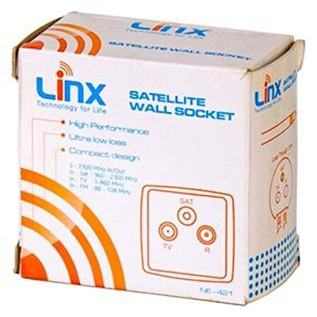 LİNX Uydu Prizi NE-421 SIVA ÜSTÜ TV-SAT-RADYO