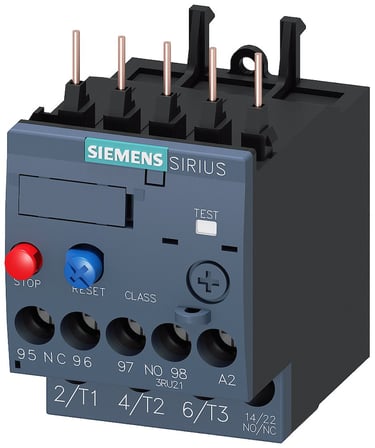 SIEMENS 3RU2116-1CB0 TERMİK RÖLE 1NO+1NC KONTAKLI 1.8-2.5A BOY S00
