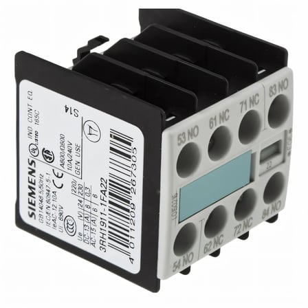 SIEMENS 3RH1911-1FA22 Üsten Yardımcı Kontaktör Bloğu