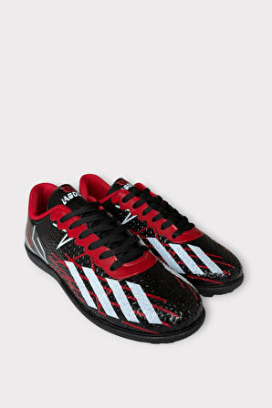 Erkek Futbol Halı Saha Ayakkabısı KIRMIZI - SİYAH