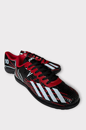 Erkek Futbol Halı Saha Ayakkabısı KIRMIZI - SİYAH