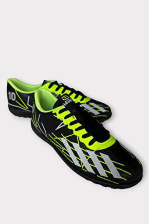 Erkek Futbol Halı Saha Ayakkabısı SİYAH - SARI
