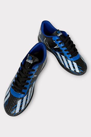 Erkek Futbol Halı Saha Ayakkabısı MAVİ - SİYAH